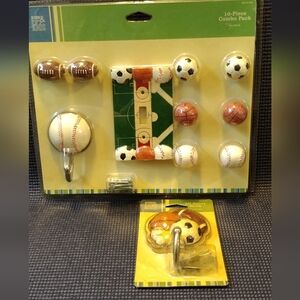 All Sports Hooks & Drawer Knobs Combos